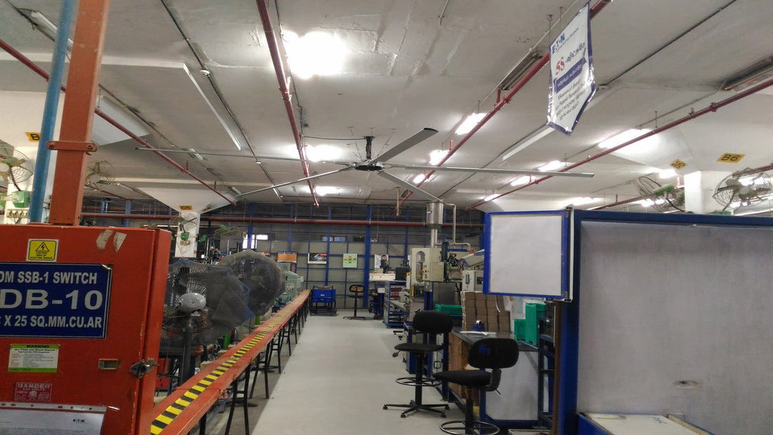 EPOCH HVLS Fans Improve Industrial Productivity